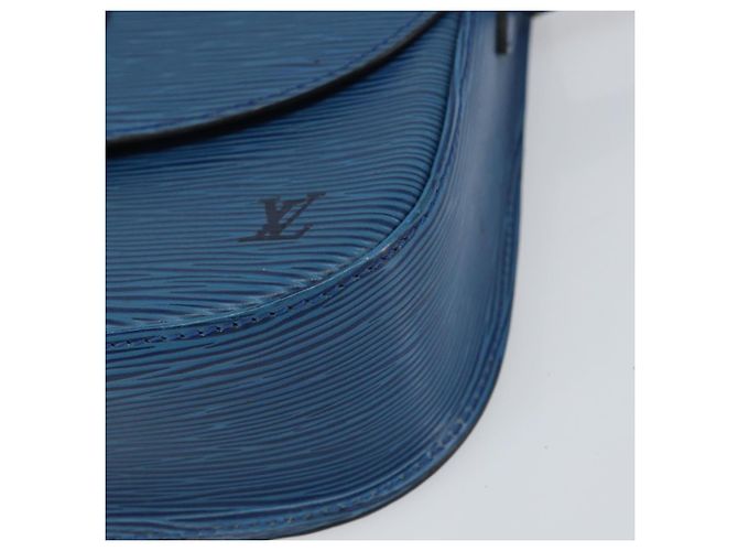 LOUIS VUITTON Borsa a Spalla Epi Saint Cloud GM Blu Toledo M52195 LV Auth ep12333 - vista 14