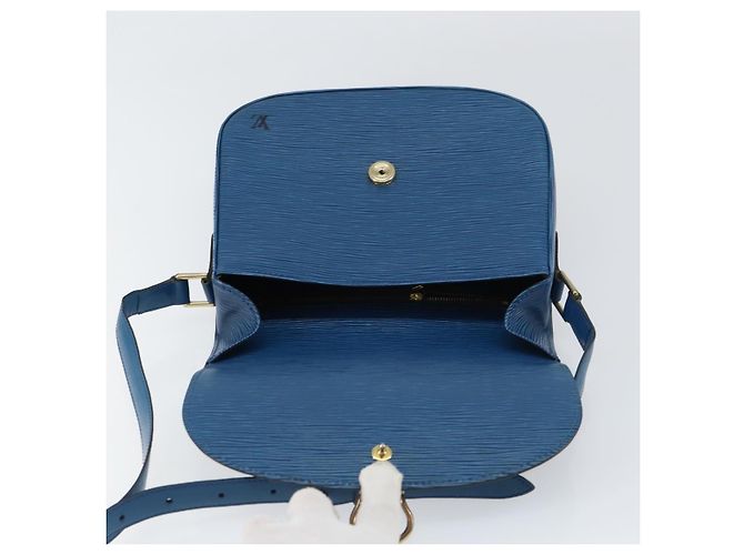LOUIS VUITTON Borsa a Spalla Epi Saint Cloud GM Blu Toledo M52195 LV Auth ep12333 - vista 19