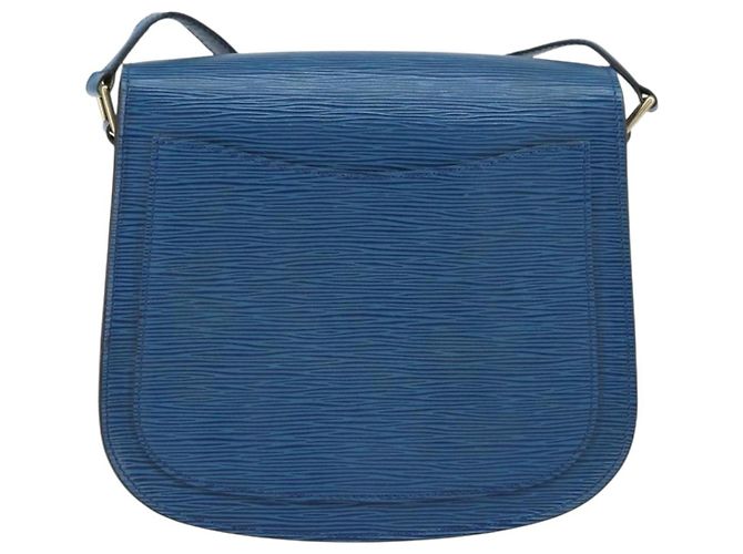 LOUIS VUITTON Borsa a Spalla Epi Saint Cloud GM Blu Toledo M52195 LV Auth ep12333 - vista 2