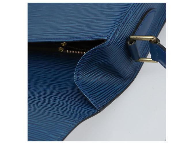 LOUIS VUITTON Borsa a Spalla Epi Saint Cloud GM Blu Toledo M52195 LV Auth ep12333 - vista 20