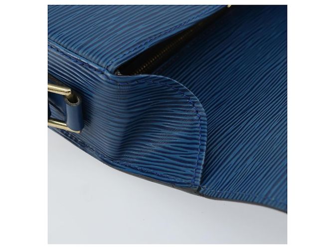 LOUIS VUITTON Borsa a Spalla Epi Saint Cloud GM Blu Toledo M52195 LV Auth ep12333 - vista 21