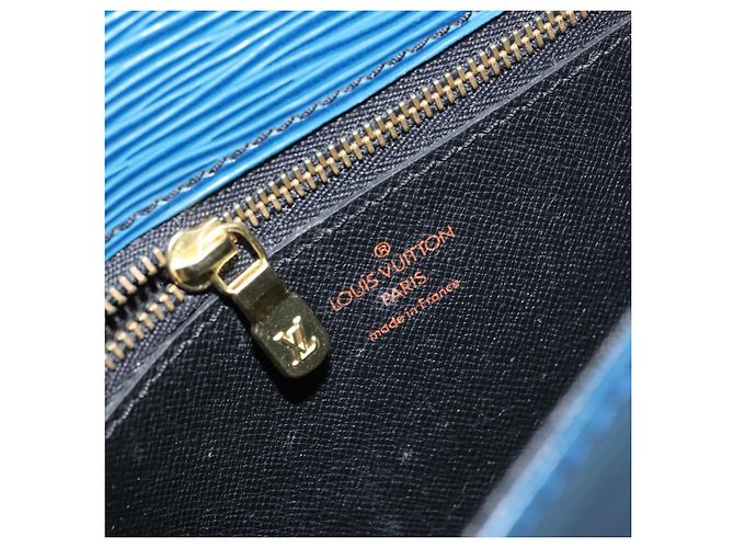 LOUIS VUITTON Borsa a Spalla Epi Saint Cloud GM Blu Toledo M52195 LV Auth ep12333 - vista 22
