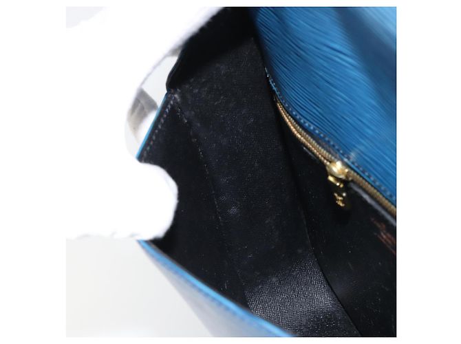 LOUIS VUITTON Borsa a Spalla Epi Saint Cloud GM Blu Toledo M52195 LV Auth ep12333 - vista 24