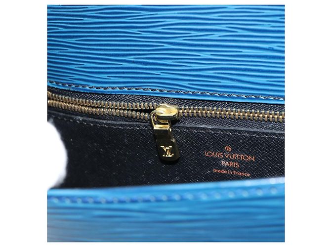 LOUIS VUITTON Borsa a Spalla Epi Saint Cloud GM Blu Toledo M52195 LV Auth ep12333 - vista 25