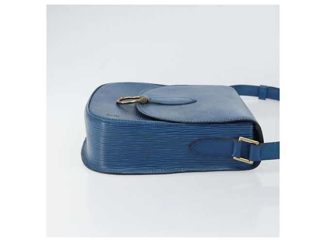 LOUIS VUITTON Borsa a Spalla Epi Saint Cloud GM Blu Toledo M52195 LV Auth ep12333 - vista 3