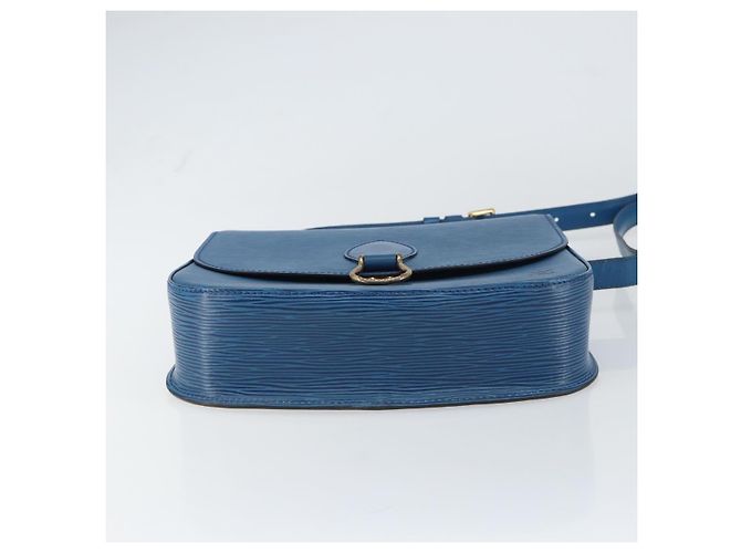 LOUIS VUITTON Borsa a Spalla Epi Saint Cloud GM Blu Toledo M52195 LV Auth ep12333 - vista 5