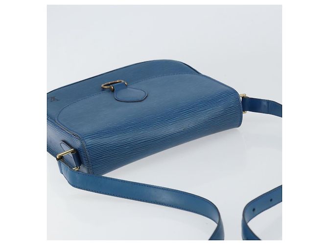 LOUIS VUITTON Borsa a Spalla Epi Saint Cloud GM Blu Toledo M52195 LV Auth ep12333 - vista 6