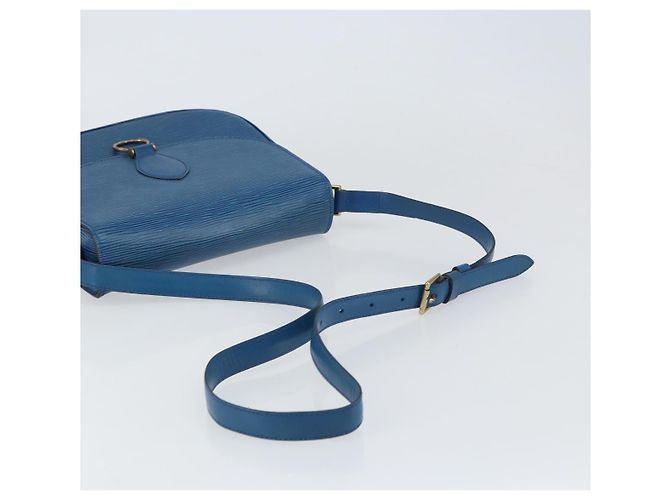 LOUIS VUITTON Borsa a Spalla Epi Saint Cloud GM Blu Toledo M52195 LV Auth ep12333 - vista 7