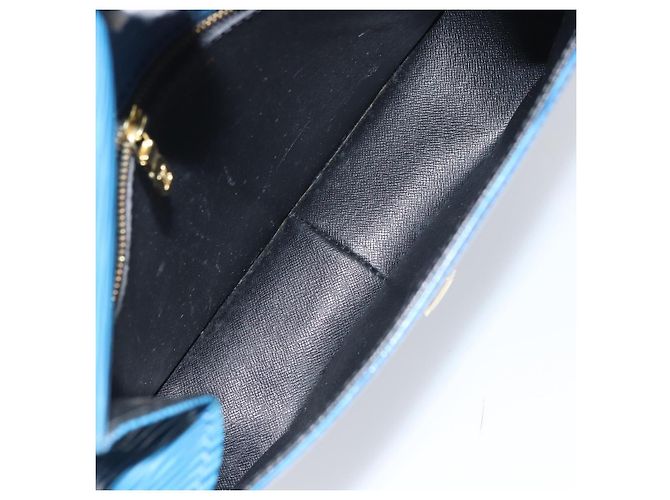LOUIS VUITTON Borsa a Spalla Epi Saint Cloud GM Blu Toledo M52195 LV Auth ep12333 - vista 9