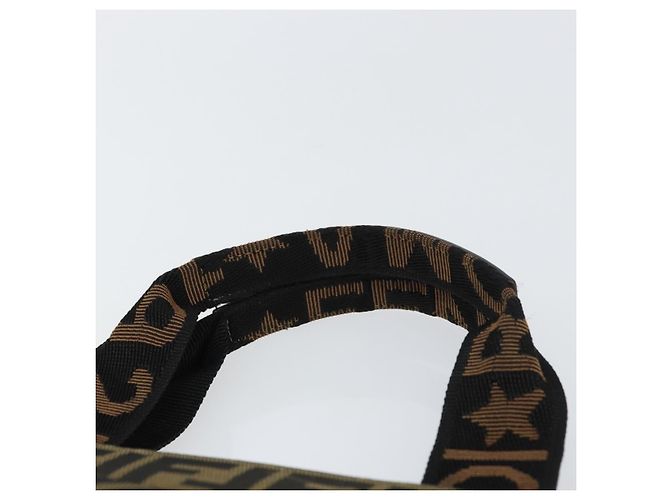 FENDI Zucca Canvas Tote Bag Schwarz Braun Auth gh1447 - Ansicht 9