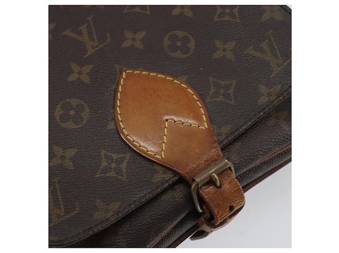 LOUIS VUITTON Borsa a Spalla Monogram Cartouchiere MM M51253 LV Auth BA8848 Monogramma - vista 19