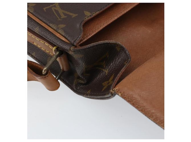 LOUIS VUITTON Borsa a Spalla Monogram Cartouchiere MM M51253 LV Auth BA8848 Monogramma - vista 22