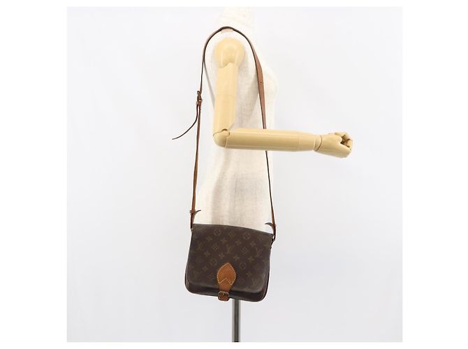 LOUIS VUITTON Borsa a Spalla Monogram Cartouchiere MM M51253 LV Auth BA8848 Monogramma - vista 27