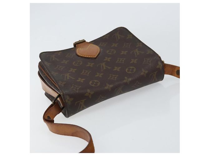 LOUIS VUITTON Borsa a Spalla Monogram Cartouchiere MM M51253 LV Auth BA8848 Monogramma - vista 6