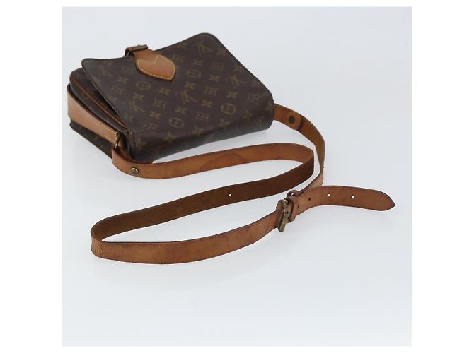 LOUIS VUITTON Borsa a Spalla Monogram Cartouchiere MM M51253 LV Auth BA8848 Monogramma - vista 7