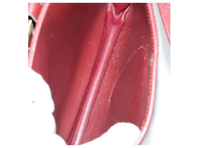 Cartier Borsa a Spalla in Pelle 2 Set Bordeaux Auth 151718 Bordò - vista 9