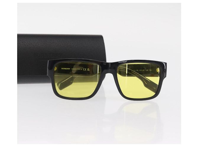 Gafas de sol BURBERRY de plástico negras Auth BA8963 Negro - vista 10