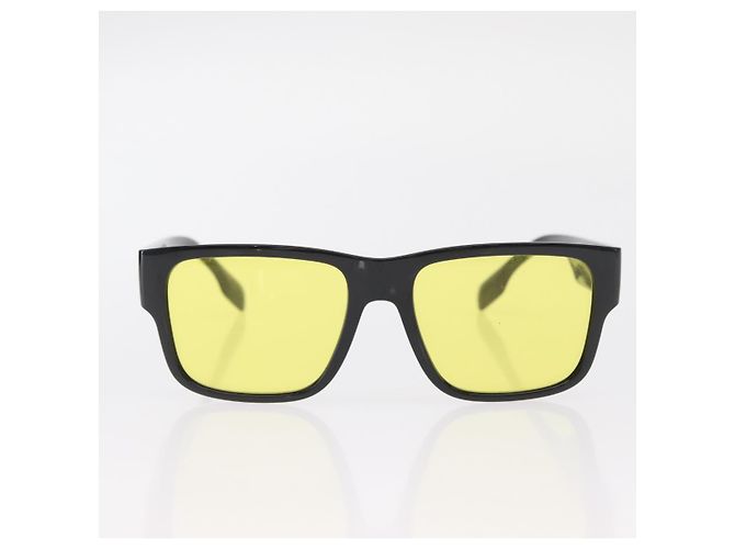 Gafas de sol BURBERRY de plástico negras Auth BA8963 Negro - vista 2
