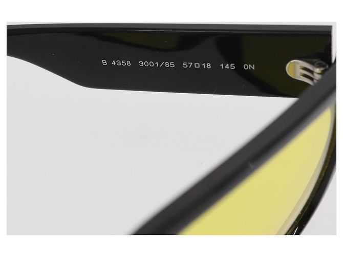 Gafas de sol BURBERRY de plástico negras Auth BA8963 Negro - vista 9