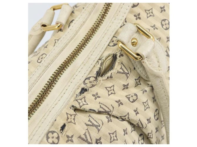 LOUIS VUITTON Borsa Croisette Marina GM Mini Lin Monogram Blu M95492 Auth 156543 - vista 10