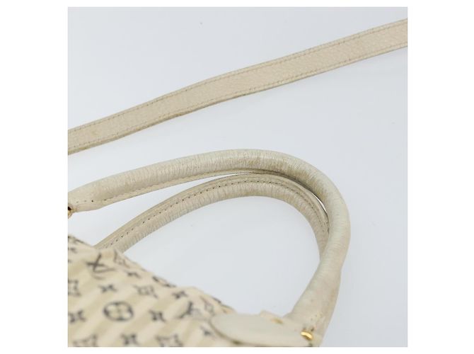 LOUIS VUITTON Borsa Croisette Marina GM Mini Lin Monogram Blu M95492 Auth 156543 - vista 14