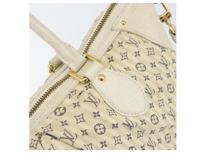 LOUIS VUITTON Borsa Croisette Marina GM Mini Lin Monogram Blu M95492 Auth 156543 - vista 19