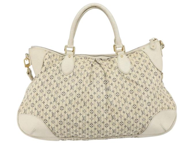 LOUIS VUITTON Borsa Croisette Marina GM Mini Lin Monogram Blu M95492 Auth 156543 - vista 2