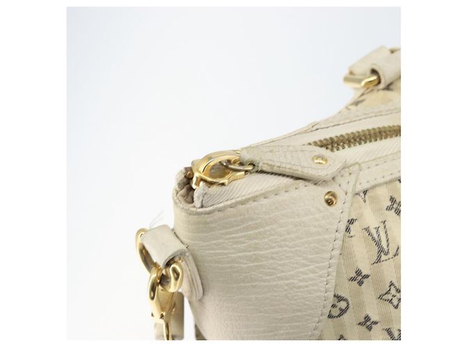 LOUIS VUITTON Borsa Croisette Marina GM Mini Lin Monogram Blu M95492 Auth 156543 - vista 20
