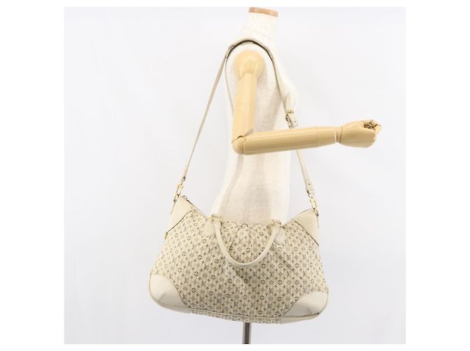 LOUIS VUITTON Borsa Croisette Marina GM Mini Lin Monogram Blu M95492 Auth 156543 - vista 25
