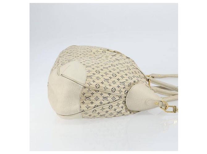 LOUIS VUITTON Borsa Croisette Marina GM Mini Lin Monogram Blu M95492 Auth 156543 - vista 3