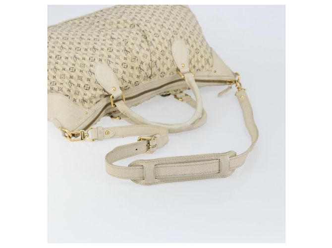 LOUIS VUITTON Borsa Croisette Marina GM Mini Lin Monogram Blu M95492 Auth 156543 - vista 8