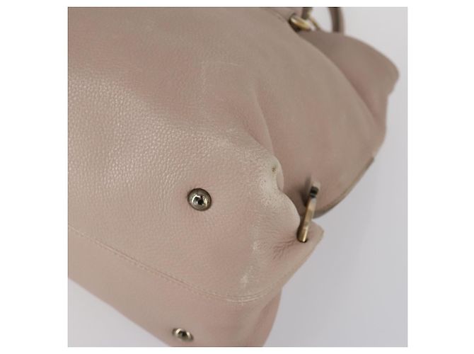 Borsa a Spalla Salvatore Ferragamo in Pelle Beige Oro Auth 152265 D'oro - vista 10
