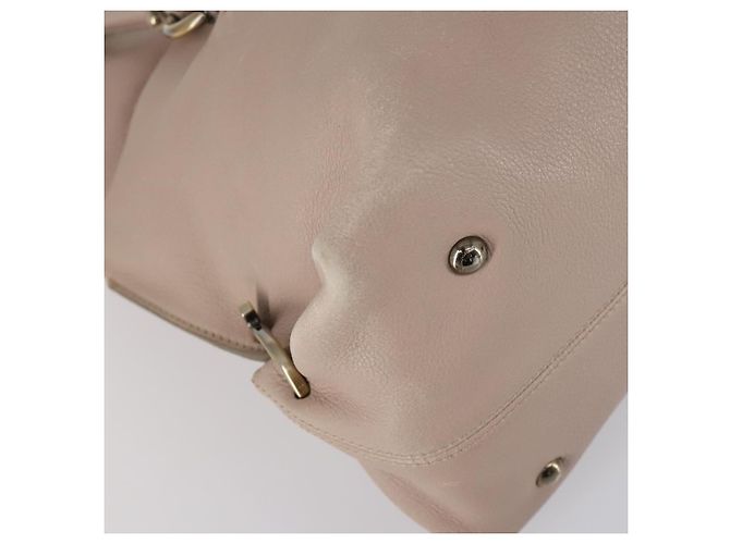 Borsa a Spalla Salvatore Ferragamo in Pelle Beige Oro Auth 152265 D'oro - vista 11