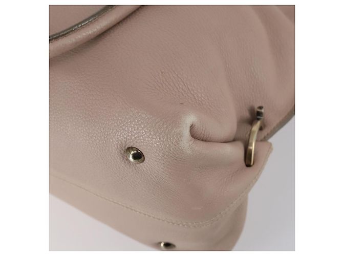 Borsa a Spalla Salvatore Ferragamo in Pelle Beige Oro Auth 152265 D'oro - vista 12