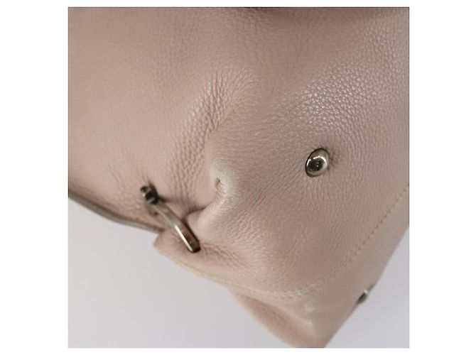 Borsa a Spalla Salvatore Ferragamo in Pelle Beige Oro Auth 152265 D'oro - vista 13