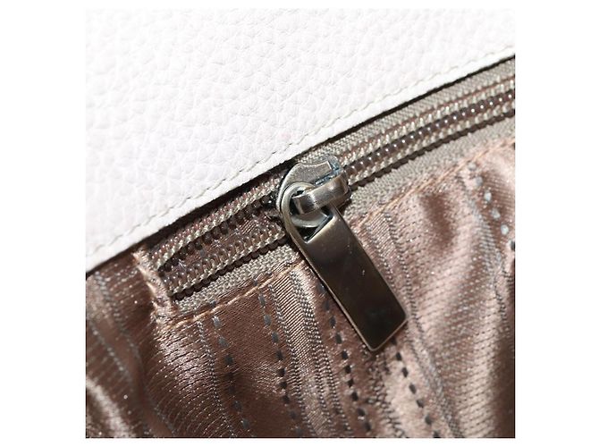 Borsa a Spalla Salvatore Ferragamo in Pelle Beige Oro Auth 152265 D'oro - vista 19