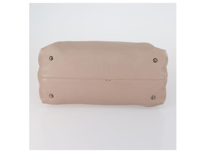Borsa a Spalla Salvatore Ferragamo in Pelle Beige Oro Auth 152265 D'oro - vista 9