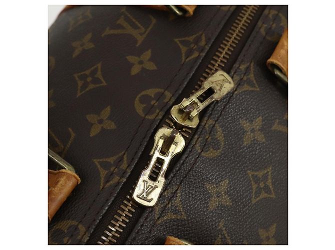 LOUIS VUITTON Monogram Keepall Bandouliere 50 Bolsa Boston M41416 LV Auth 155506 Monograma - vista 10