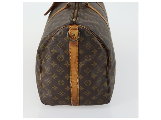 LOUIS VUITTON Monogram Keepall Bandouliere 50 Bolsa Boston M41416 LV Auth 155506 Monograma - vista 3