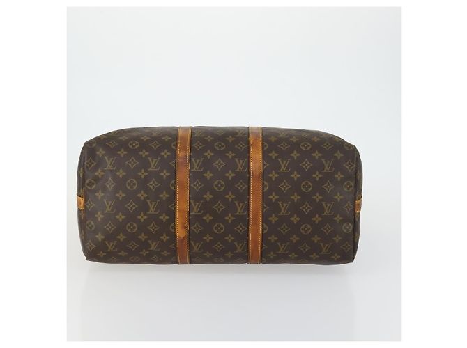 LOUIS VUITTON Monogram Keepall Bandouliere 50 Bolsa Boston M41416 LV Auth 155506 Monograma - vista 5