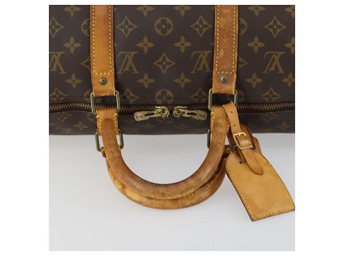 LOUIS VUITTON Monogram Keepall Bandouliere 50 Bolsa Boston M41416 LV Auth 155506 Monograma - vista 7