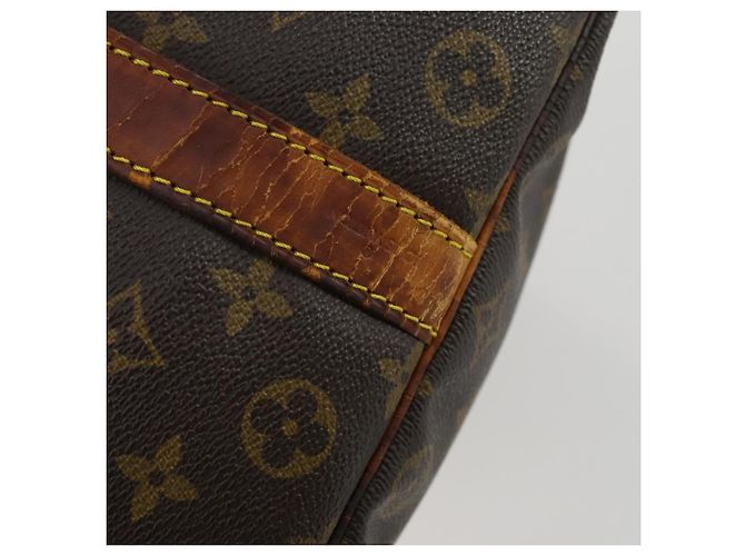 LOUIS VUITTON Monogram Keepall Bandouliere 50 Bolsa Boston M41416 LV Auth 155506 Monograma - vista 9