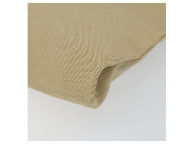 Borsa a mano PRADA in tela argento beige Auth BA8778 - vista 10