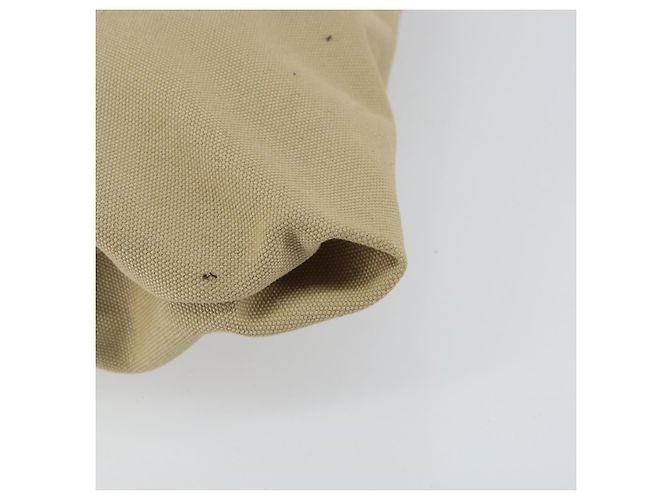 Borsa a mano PRADA in tela argento beige Auth BA8778 - vista 11