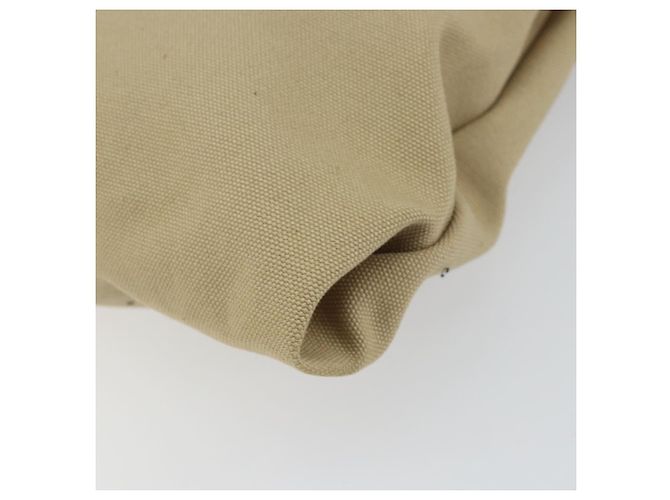 Borsa a mano PRADA in tela argento beige Auth BA8778 - vista 12