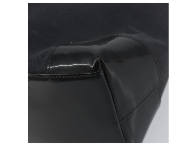 Borsa a mano GUCCI in tela nera e argento 002 1121 1669 Auth 151479 Nero - vista 10