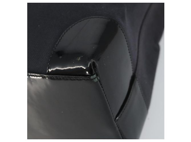 Borsa a mano GUCCI in tela nera e argento 002 1121 1669 Auth 151479 Nero - vista 12