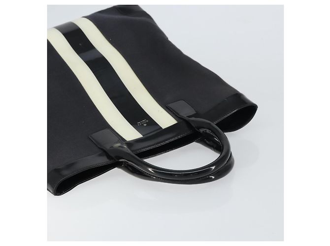 Borsa a mano GUCCI in tela nera e argento 002 1121 1669 Auth 151479 Nero - vista 6