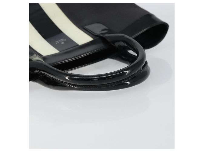 Borsa a mano GUCCI in tela nera e argento 002 1121 1669 Auth 151479 Nero - vista 7