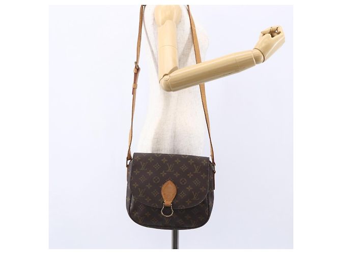 LOUIS VUITTON Monogram Saint Cloud GM Schultertasche M51242 LV Auth 150858 Monogramm - Ansicht 26
